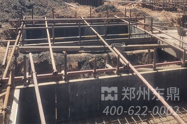 煤泥烘干機(jī)生產(chǎn)線土建施工現(xiàn)場