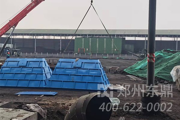 山西應(yīng)縣煤泥烘干機安裝現(xiàn)場