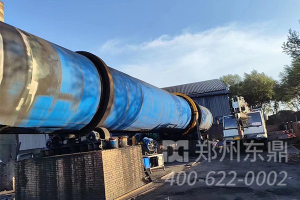 山西煤泥干燥機安裝施工現(xiàn)場實拍圖